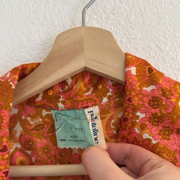 Vintage 1960s retro robe OOAK rare - Picture 4 of 12